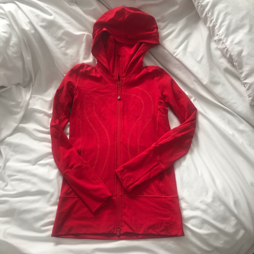 Lululemon red zip up